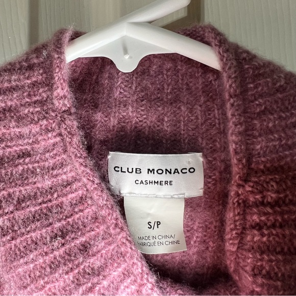 Club Monaco Emma Cashmere Sweater Pink Size Small - Picture 3 of 4